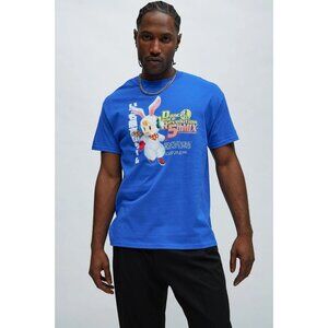 Dance Dance Revolution Retro 90s Short Sleeve Tee T-Shirt Blue Men's